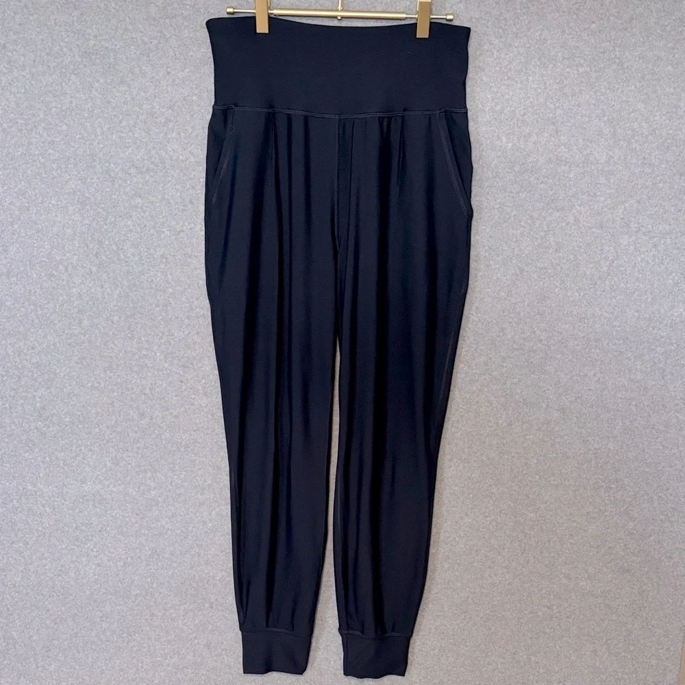 Old Navy***Active Powersoft Loose Fit High Waist Go-Dry Women Jogger Pant L Blue - Picture 2 of 9
